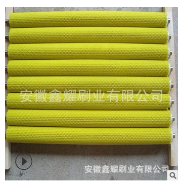 黑間白色拋光刷輥廠家 工業(yè)硬毛刷價格 優(yōu)質(zhì)除塵清洗毛刷輥價格