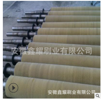 黑間白色拋光刷輥廠家 工業(yè)硬毛刷價格 優(yōu)質(zhì)除塵清洗毛刷輥價格