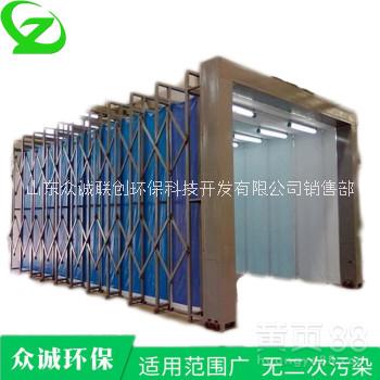 大型工件 噴漆環(huán)保設備 移動伸縮房