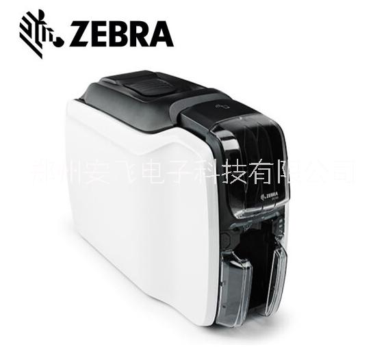 供應(yīng)鄭州zebra斑馬zc100證卡機zebra斑馬zc100證卡打印機彩色制卡機 會員卡 * pvc雙面白卡員工卡