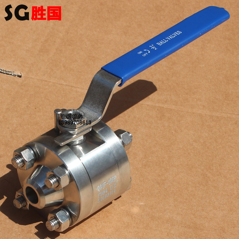 勝國把不銹鋼高壓三通球閥 螺紋T型球閥