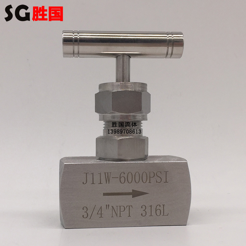 勝國供應(yīng)不銹鋼絲扣針型閥 美標高壓針型閥