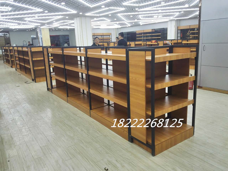 鋼木貨架超市貨架孕嬰店貨架連鎖店貨架供應(yīng)