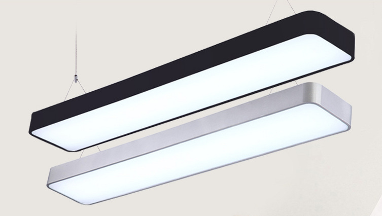 LED集成弧形凈化燈 超薄邊弧形凈化燈 LED吊線辦公燈 *黃光燈 LED集成弧