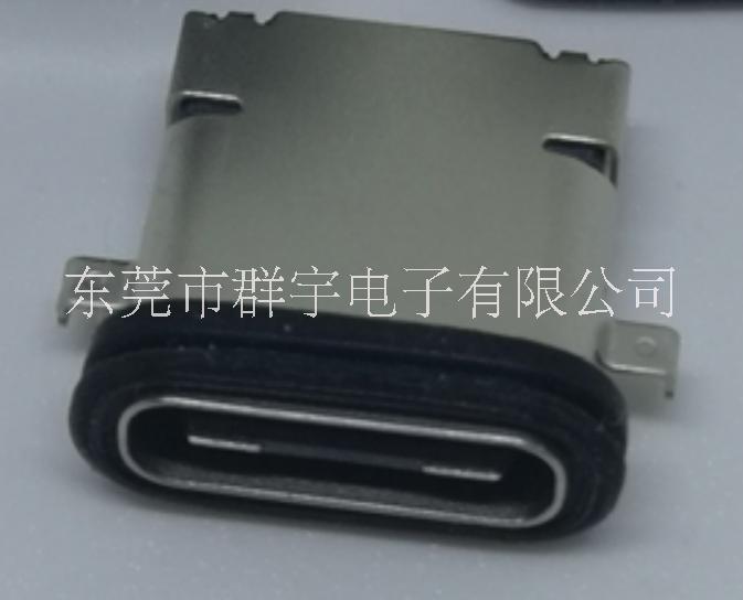 Type-c防水母座24P沉板廠家  Type-c防水母座價格 防水連接器廠家直銷