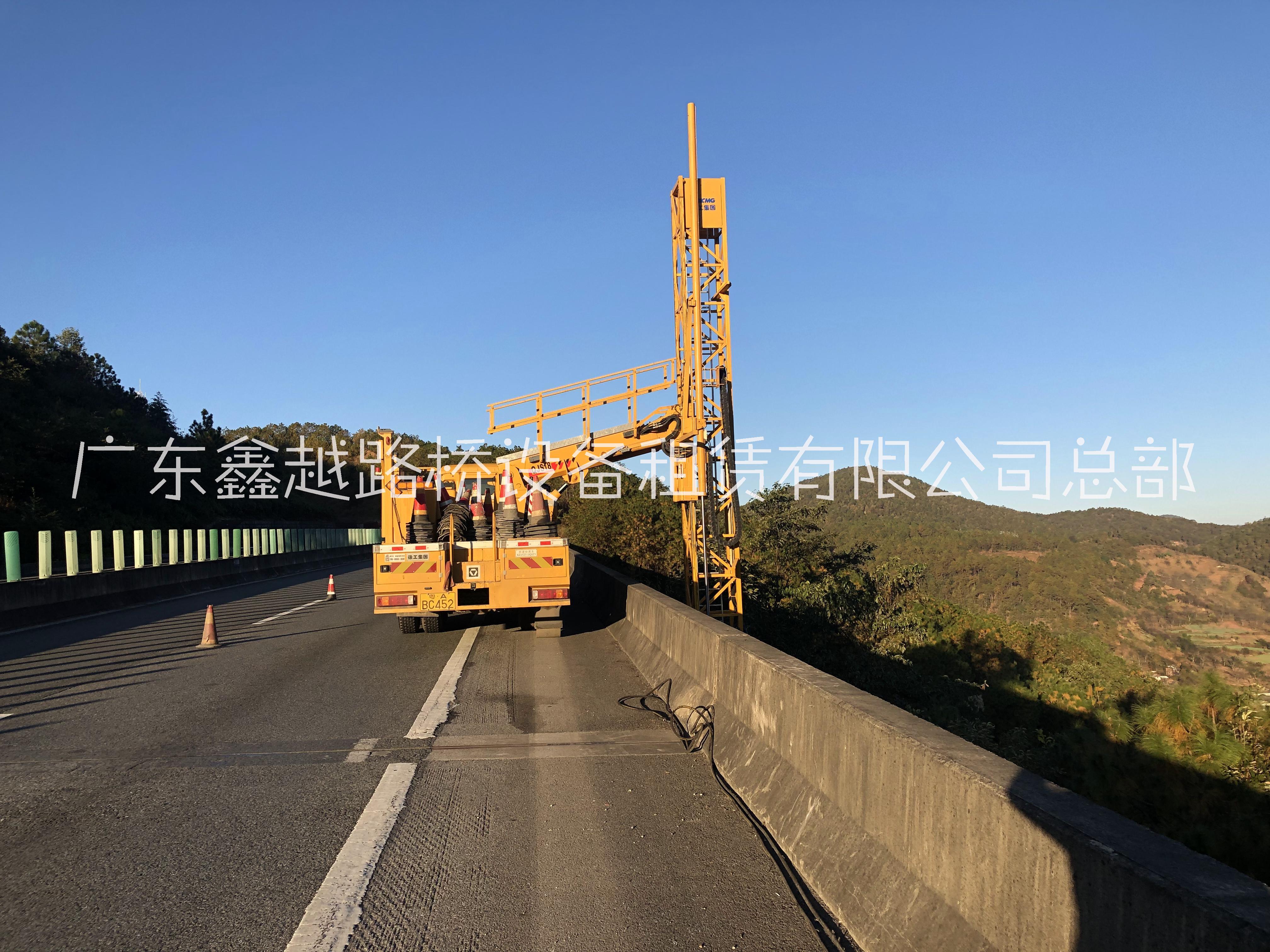 廣東橋檢車出租、橋梁補(bǔ)修車出租、橋梁檢測車租賃