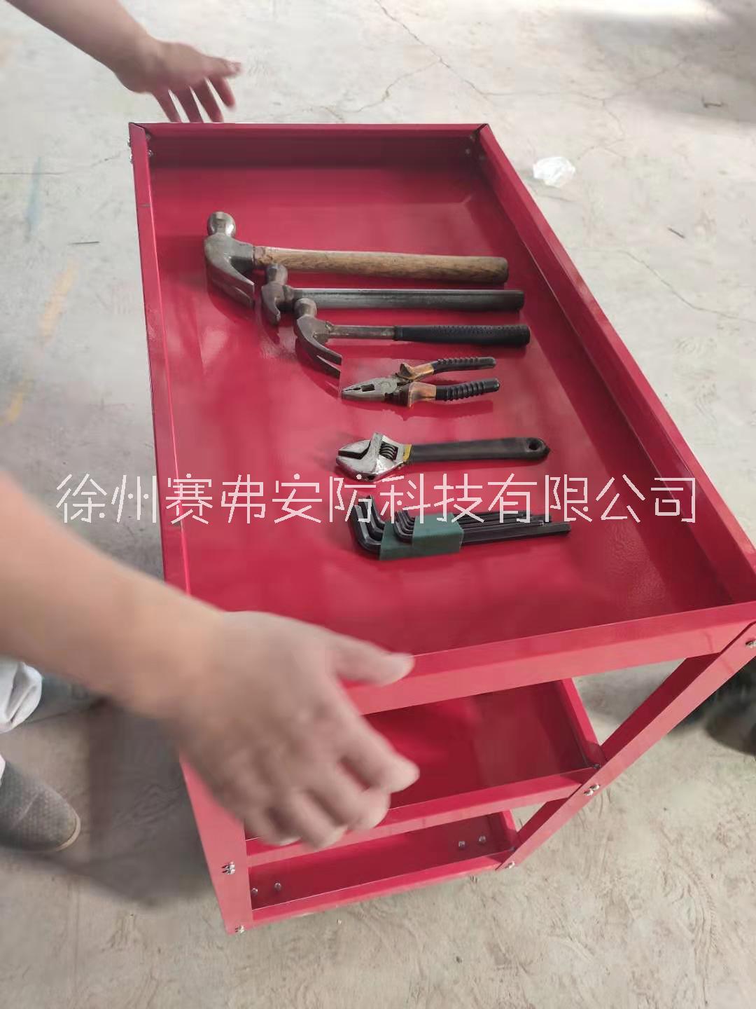 三層四輪工具車(chē) 工具推車(chē)置物架 零件擺放臺(tái)帶輪加厚推車(chē) 三層四輪工具推車(chē)