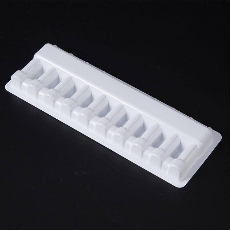 白色PVC吸塑內托包裝盒內托泡殼 藥品口服液吸塑包裝盒生產廠家