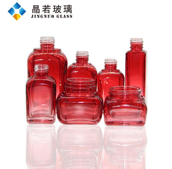 現(xiàn)貨供應(yīng) 四方玻璃瓶 化妝品瓶雅詩蘭黛精華液瓶 100ml噴霧乳液瓶