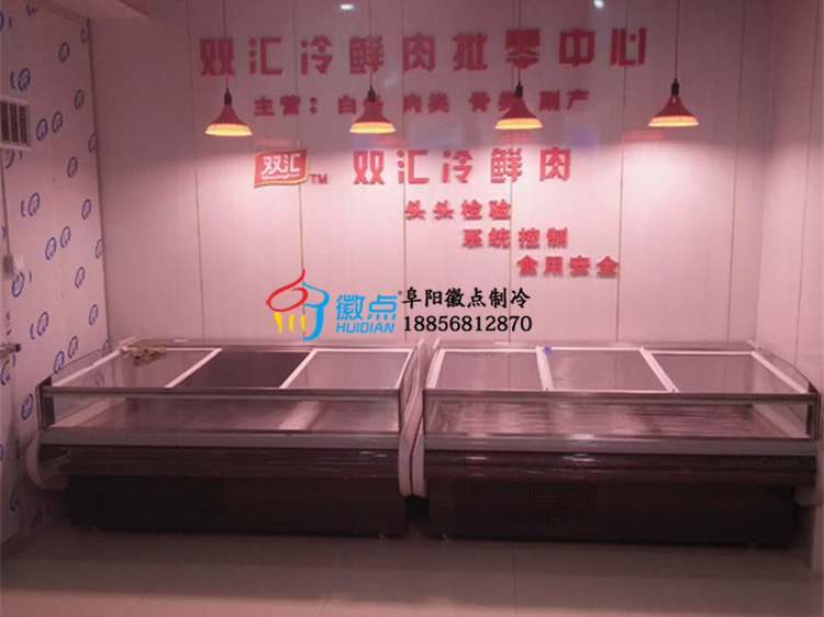 供應(yīng)宜昌直冷玻璃門鮮肉柜徽點(diǎn)2.5米冷鮮肉柜水果撈保鮮柜