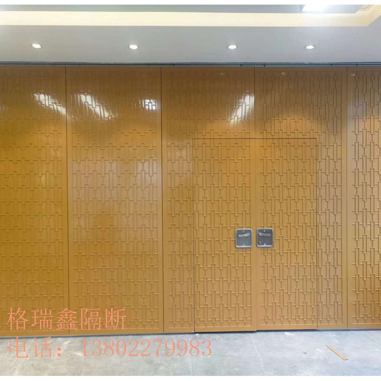 酒店餐廳移動隔斷墻屏風隔斷裝修廠家定制