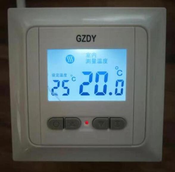 電熱膜溫控開關 碳纖維地暖溫控器 電地暖*液晶溫控器
