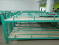 雙層鐵架床  烤漆加厚鐵架床  插管鐵架床