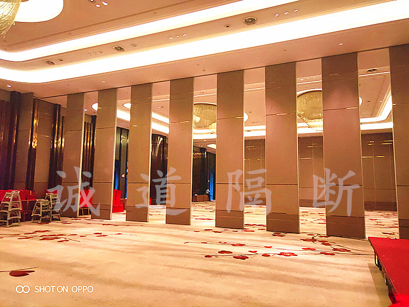 誠(chéng)道隔斷 100型活動(dòng)隔斷門(mén) 酒店宴會(huì)廳內(nèi)隔音 密封
