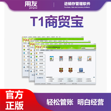 用友暢捷通T1商貿寶批發(fā)零售普及版13.0進銷存管理軟件 30天試用版 用友商貿寶