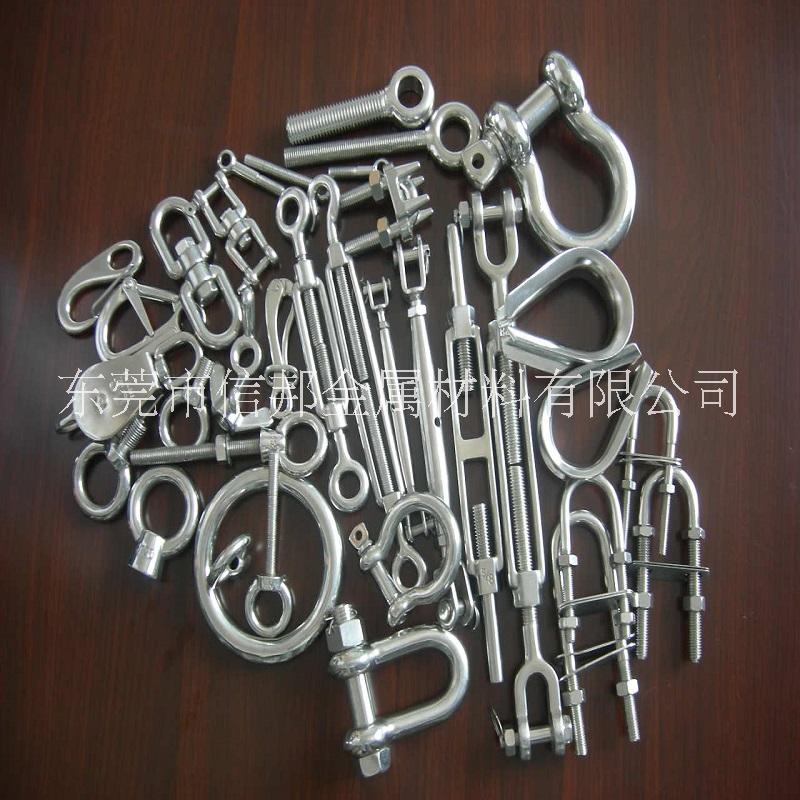 不銹鋼卡頭 鍍鋅夾頭 不銹鋼繩配件 旋轉(zhuǎn)環(huán) 卸扣