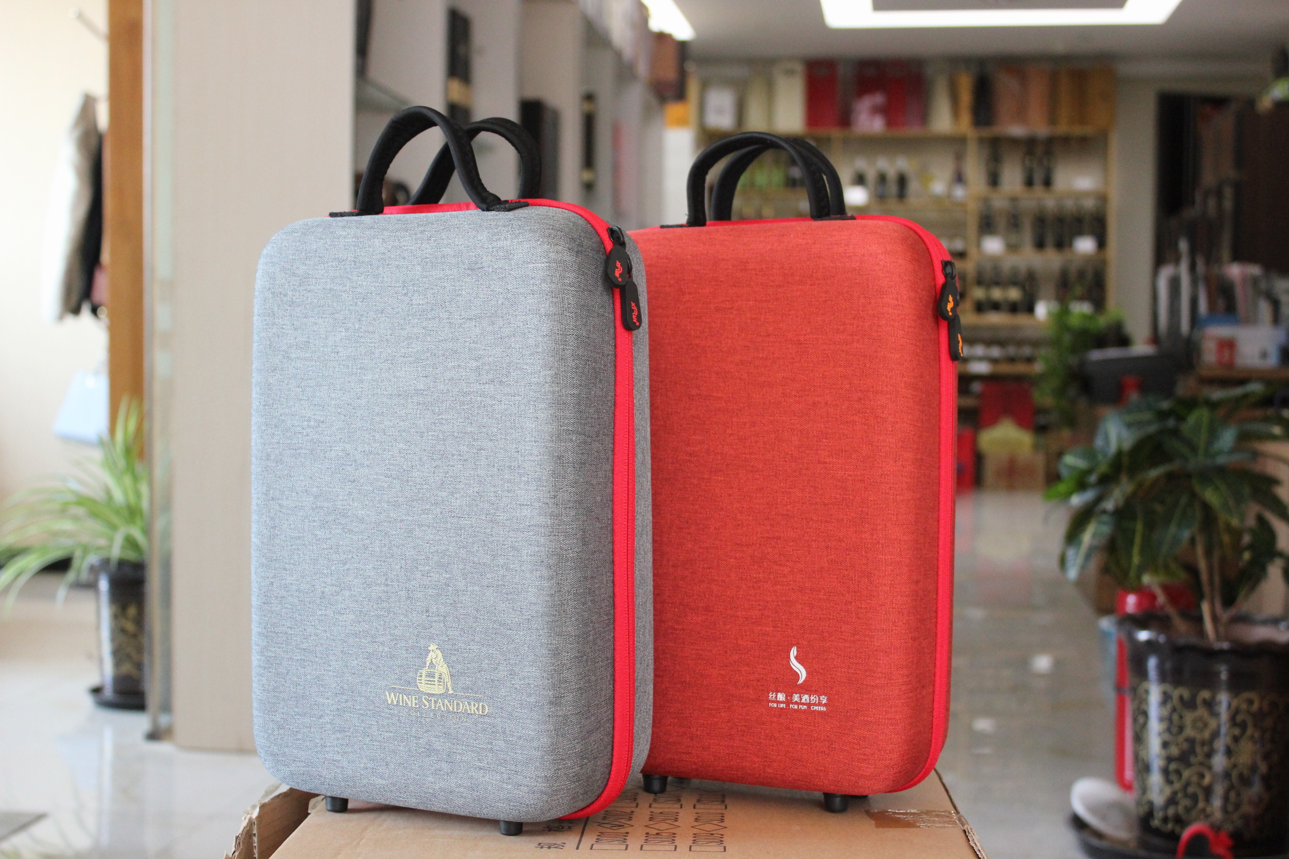 雪花絨MINI雙支酒盒