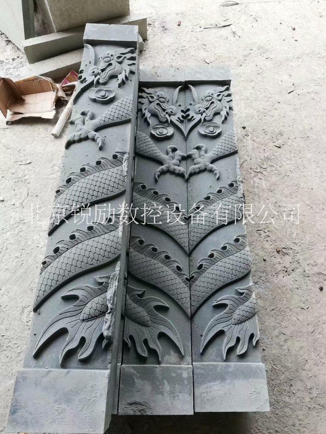 航暢雙獨(dú)立石材平面立體一體機(jī)  立體墓碑龍柱雕刻機(jī)  四軸數(shù)控石材雕刻機(jī)