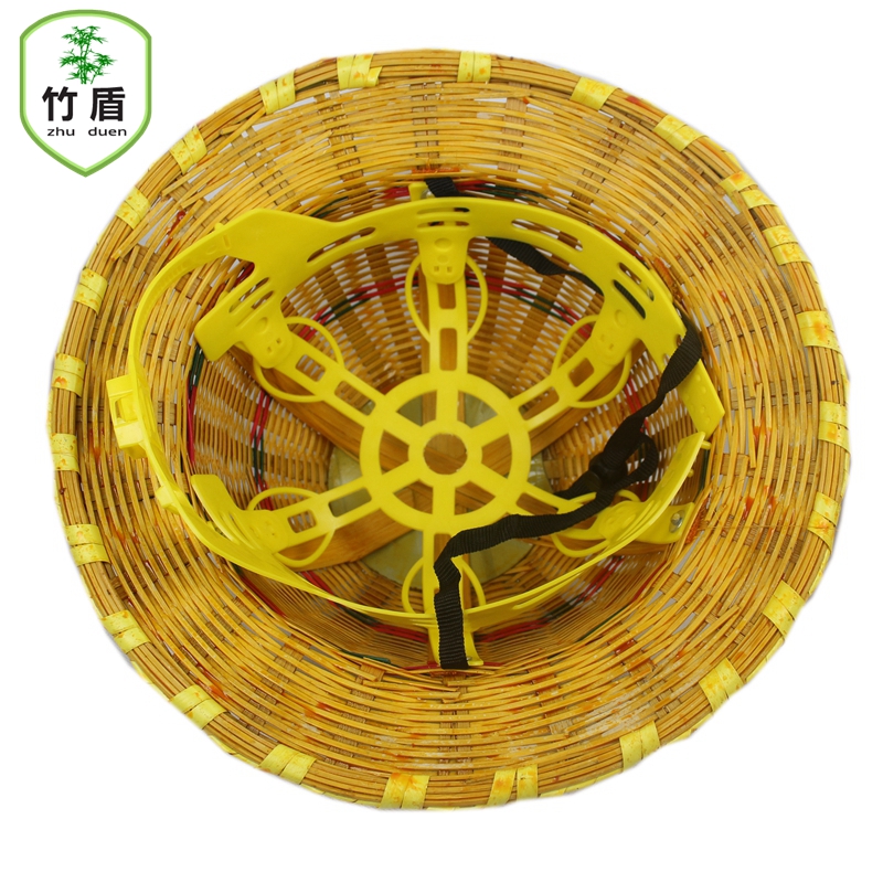 供應(yīng)竹編中沿帽內(nèi)襯塑料帽透氣竹帽