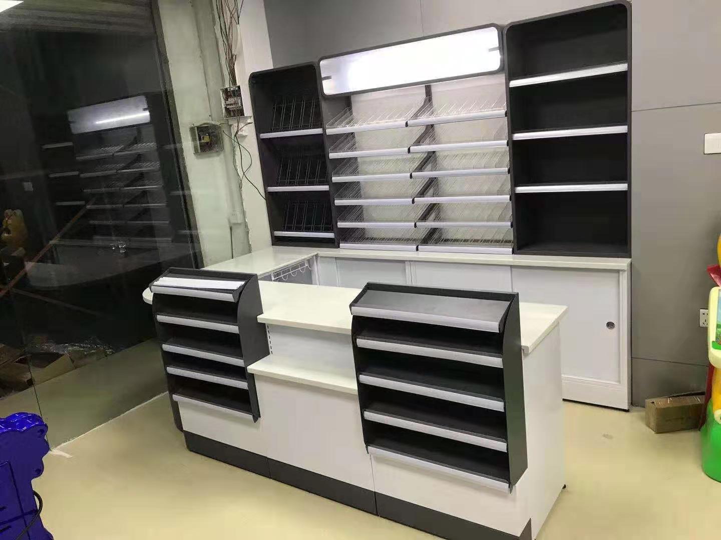 轉(zhuǎn)角收銀臺(tái)∣組合收銀臺(tái)∣7字收銀臺(tái)-廣州公源金屬制品有限公司