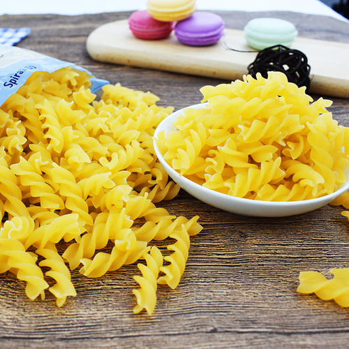 鑫貝發(fā) 全自動(dòng)通心粉生產(chǎn)設(shè)備 廠家直銷(xiāo)螺旋食品設(shè)備 膨化食品設(shè)備