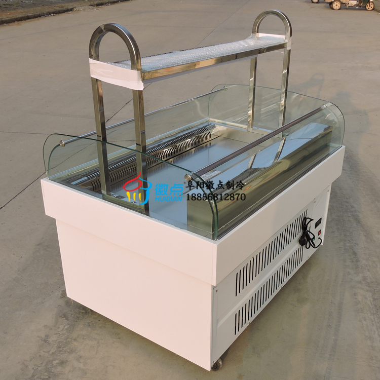 供應(yīng)寧波敞開式臥式蛋糕柜定做價格徽點大理石三明治蛋糕保鮮柜