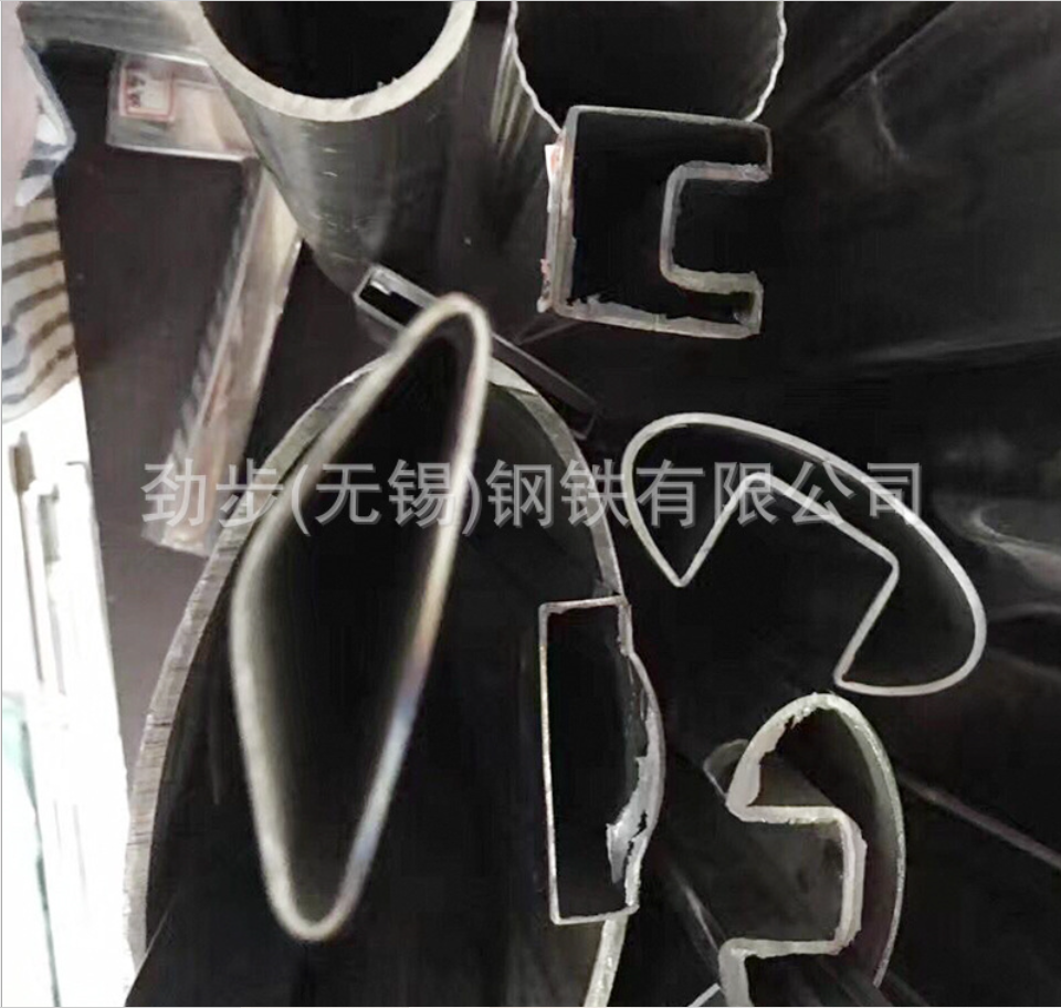 不銹鋼異型管 304焊接凹槽橢圓管 不銹鋼管件批發(fā)