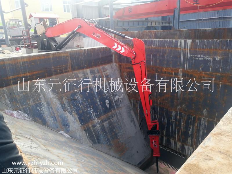 多功能固定式破碎機械臂