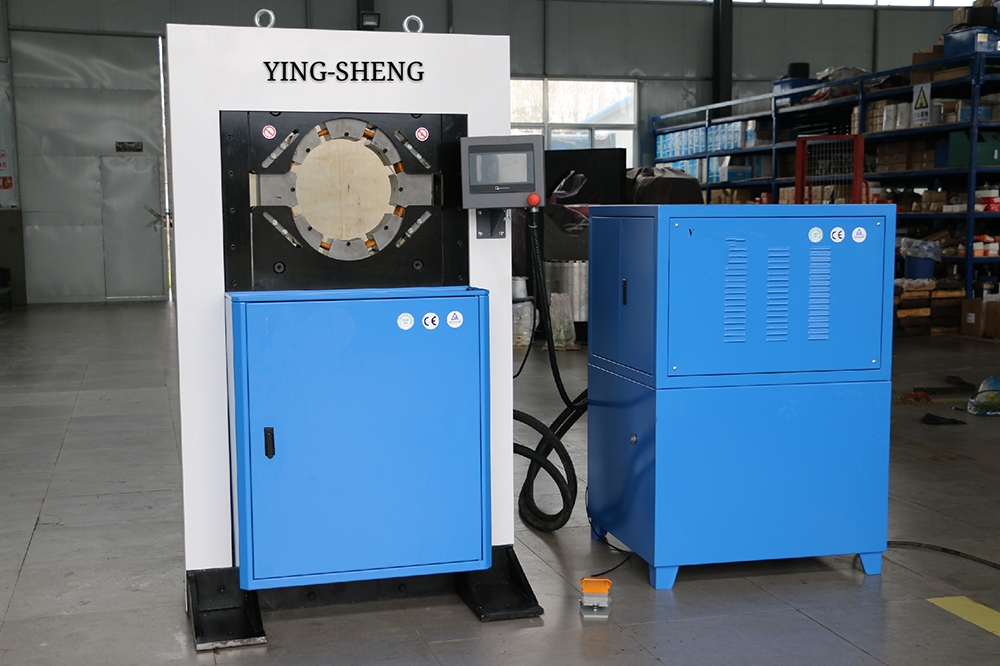 供應(yīng)永豐YJK-120  Y160扣壓機(jī) 進(jìn)口壓管機(jī) 數(shù)控縮管機(jī)