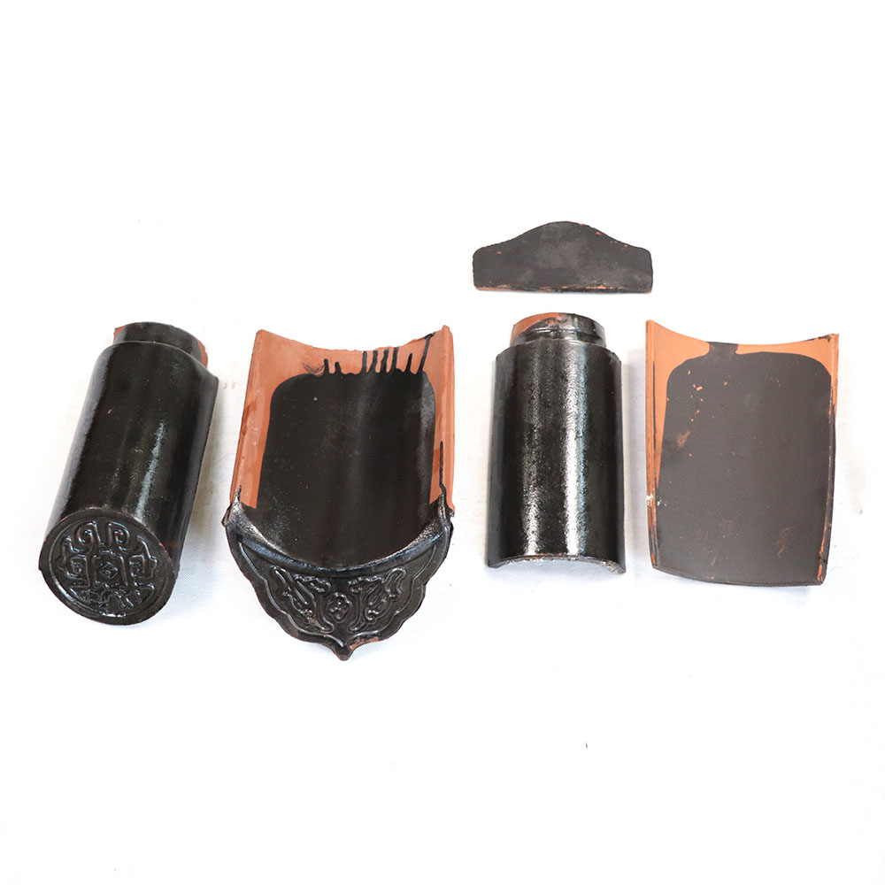 宜興陶瓷彩瓦 平板琉璃瓦  陶瓷彩瓦 仿古筒瓦