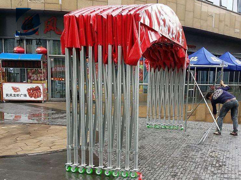 黃石定制伸縮式雨棚推拉雨棚（篷）倉庫雨棚（篷）質(zhì)量可靠