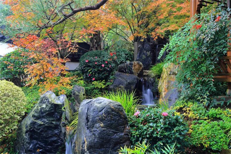 江蘇黑山石  園林黑山石 黑山石案例 園林置石黑山石