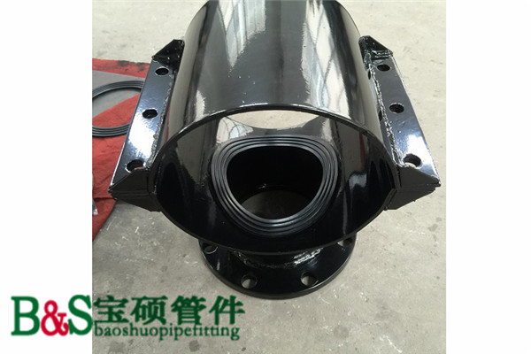 生產供應鑄鐵法蘭馬鞍三通管卡法蘭增接口