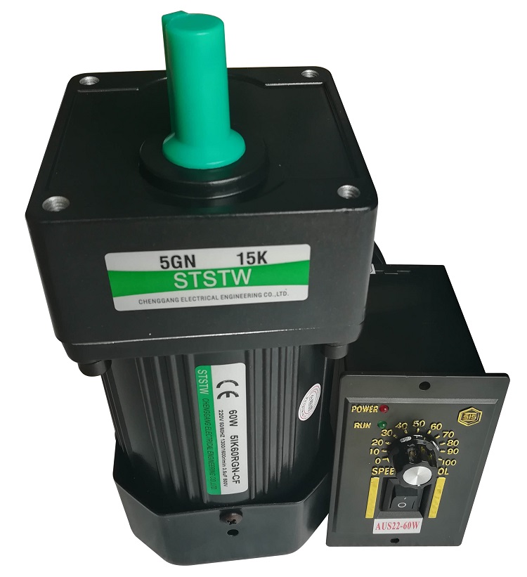 成鋼STSTW調(diào)速電機(jī)60W單相5IK60RGN-CF減速馬達(dá)220V電壓可調(diào)