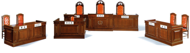 現(xiàn)貨批發(fā)實木辦公家具 工程配套辦公桌 法院法官臺 書記員臺定制