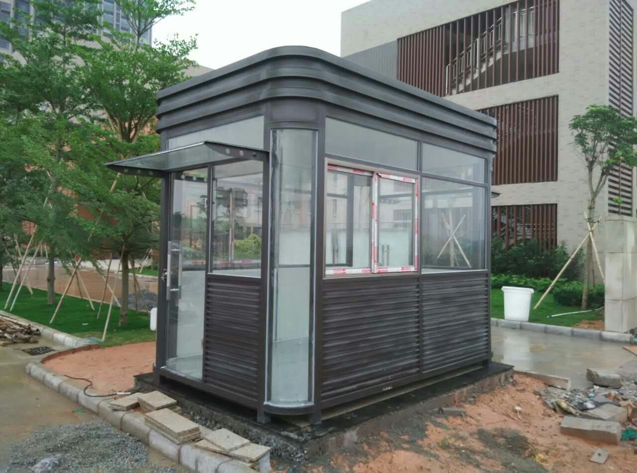 廠家定制戶外移動(dòng)鋼結(jié)構(gòu)崗?fù)?停車場站崗?fù)?  title=