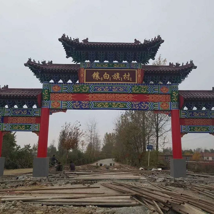 河北省 古建牌樓 牌樓廠家 免費(fèi)上門測(cè)量 河北巖松園林景觀工程有限公司