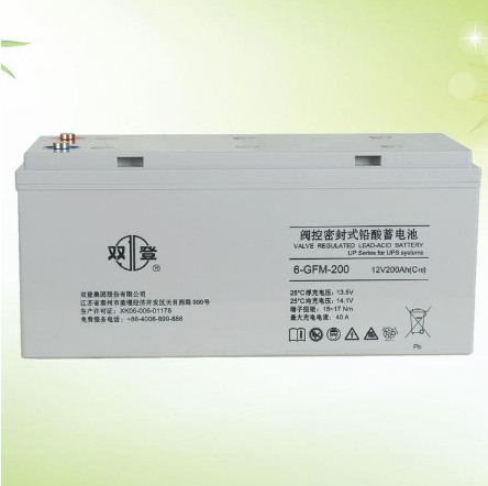 雙登電池免維護(hù)6-GFM-200蓄電池 雙登電池