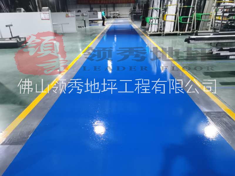 高明地坪施工，車(chē)間自流平環(huán)氧地坪施工