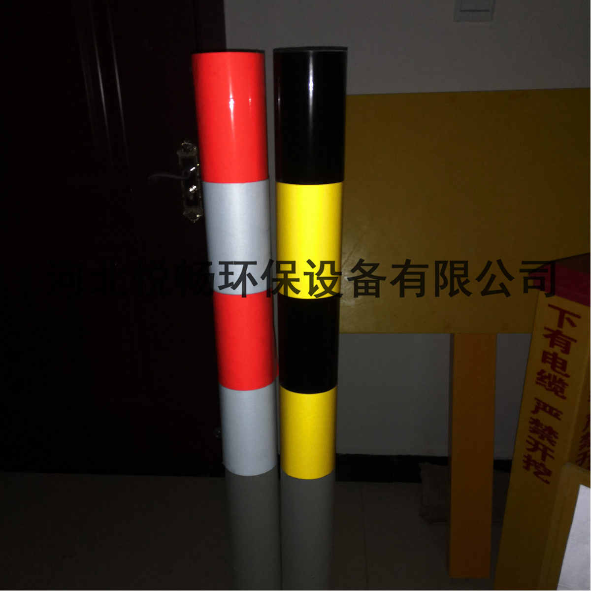 鶴崗/玻璃鋼道口示警樁（黑白相間）道口示警樁代理加工