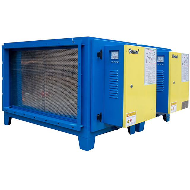 廠家供應 蜂窩型 *靜電油煙凈化器 超低空直排 出風口目測無煙