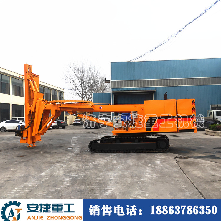 定做山體護(hù)坡錨固鉆孔機(jī) 履帶液壓護(hù)坡打樁機(jī) 水平定向打樁鉆眼機(jī)