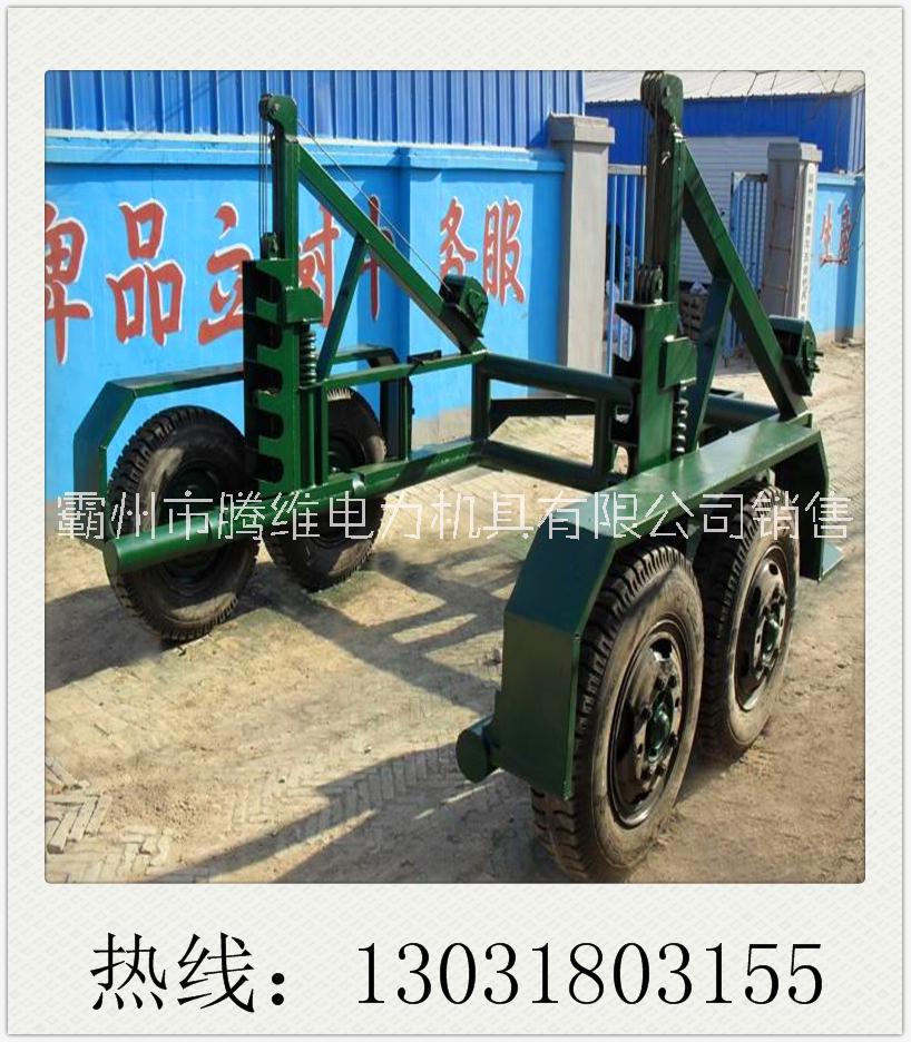 麗江市供應(yīng)大型 電纜盤架運輸拖車 5噸電纜線軸拖車 *