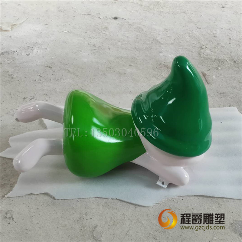 玻璃鋼卡通公仔定制 玻璃鋼雕塑 玻璃鋼擺件 玻璃鋼小精靈公仔定制 可愛 萌系 夢幻 廠家定制