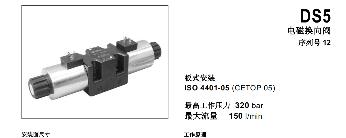 迪普馬DS5-S2/14N-D24K1方向控制閥  現(xiàn)貨