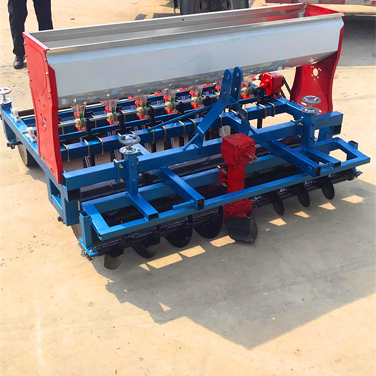 熱賣(mài)拖拉機(jī)蔬菜播種機(jī) *懸掛式開(kāi)溝播種覆土蔬菜播種機(jī)