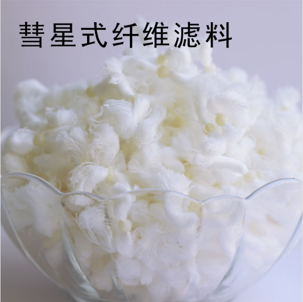 彗星式纖維球濾料 彗星式纖維球濾料廠 油水分離用彗星式纖維球填料 宏達(dá)廠家直銷多種規(guī)格彗星式纖維球濾料