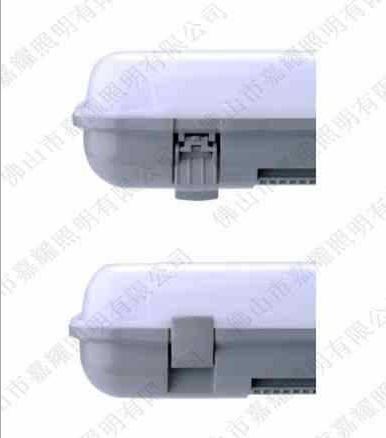 飛利浦一體化三防支架明暉LED三防支架 WT008C 20W/40W/60W 寬體一體化三防燈