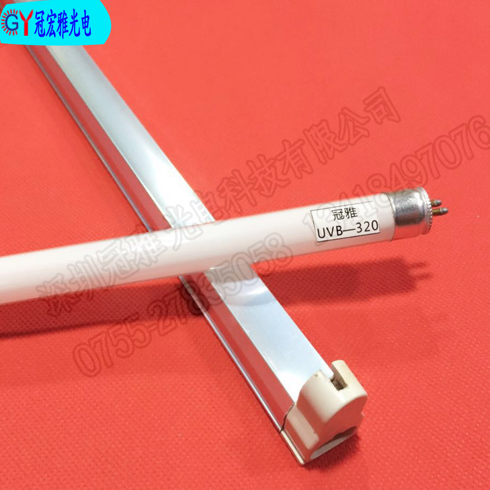 uva340nm8W模擬太陽(yáng)光紫外線(xiàn)燈紫外線(xiàn)老化燈管 耐黃老化實(shí)驗(yàn)燈管