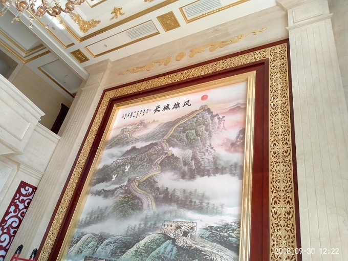 裝修貼金箔紙 北京鄭州貼金銀箔施工